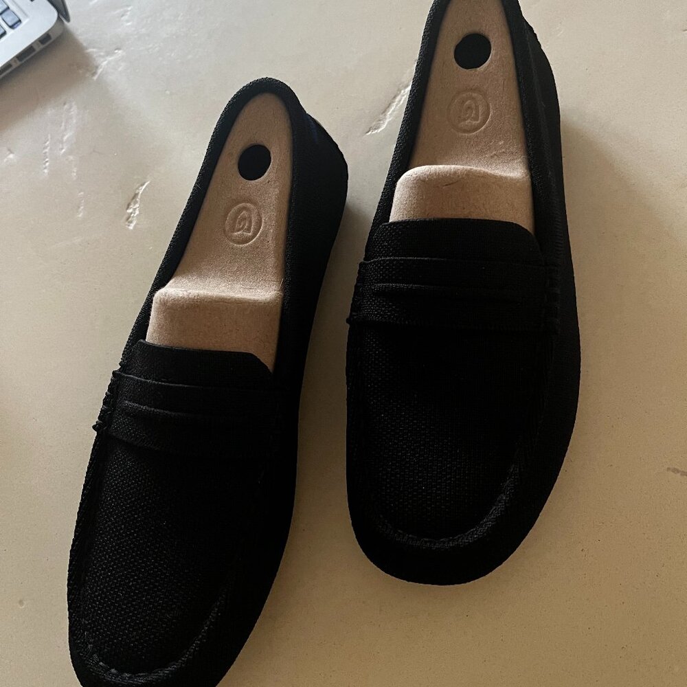 Rothy's The Driver Loafers (Black) - Brand New